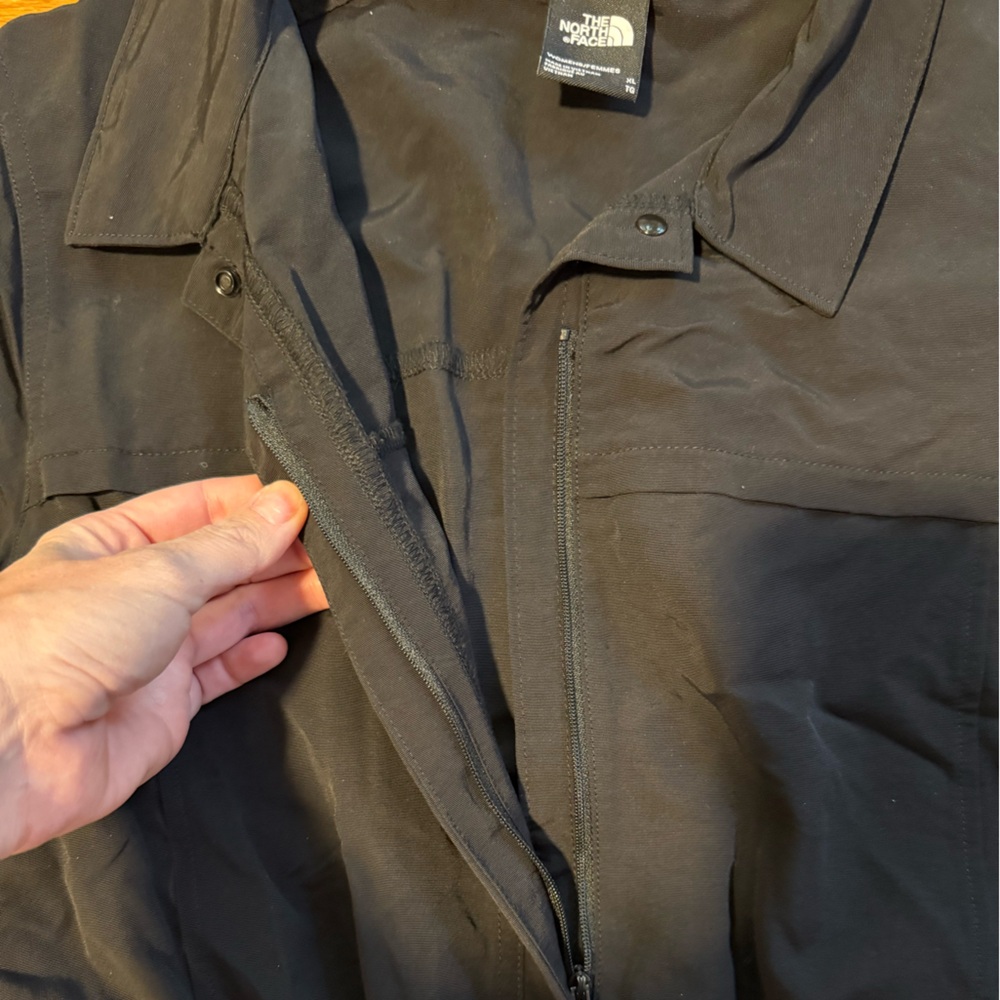 The North Face Black Polo Collar Mini Dress - Picture 8 of 11